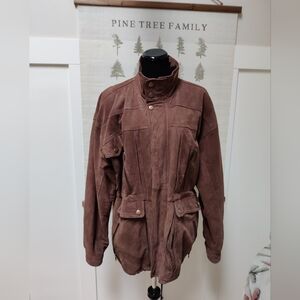 Men's Vintage Learher Jacket - Large